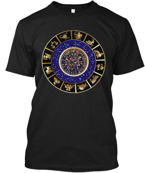 13th zodiac a clock in classic black T Shirt with logo