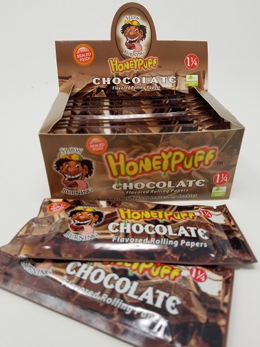 HoneyPuff Chocolate Flavored Rolling Papers 32 leaves per pack HoneyPuff Chocolate Flavored Rolling Papers 32 leaves per pack