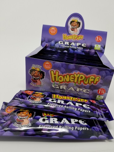 HoneyPuff Grape Flavored Rolling Papers 32 leaves per pack HoneyPuff Grape Flavored Rolling Papers 32 leaves per pack
