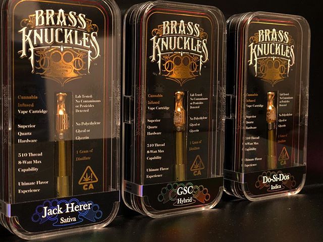 Brass knuckles cartridge 5ml - 10ml glass Ceramic coil