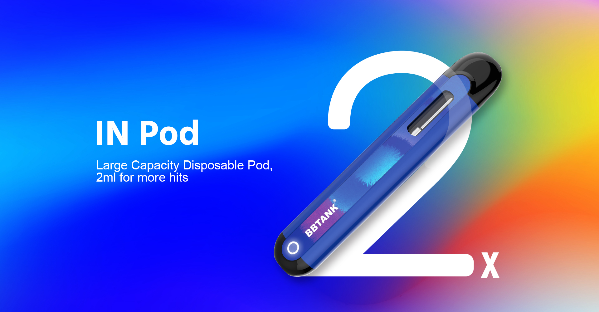 IN POD By BBTANK disposable  vapes for CBD/THC/Hemp oil